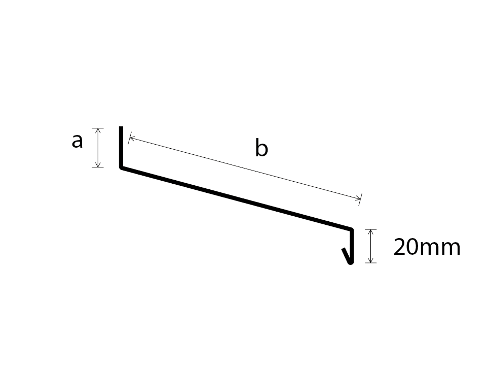 Tröskelbleck Profil 3