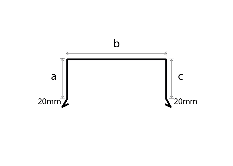 Murplåt Profil 1 Murplåt Profil 1