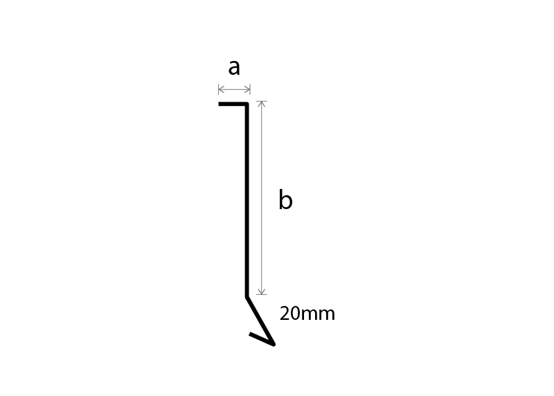 Tröskelbleck Profil 4